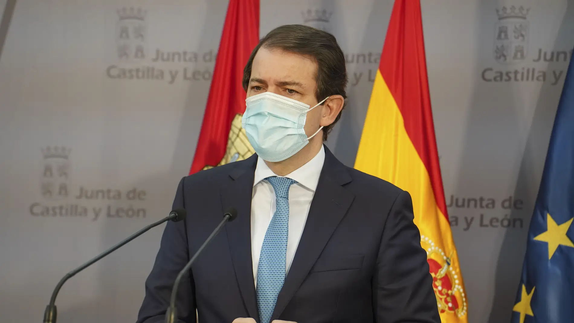 Presidente de la Junta de Castilla y León Alfonso Fernández Mañueco