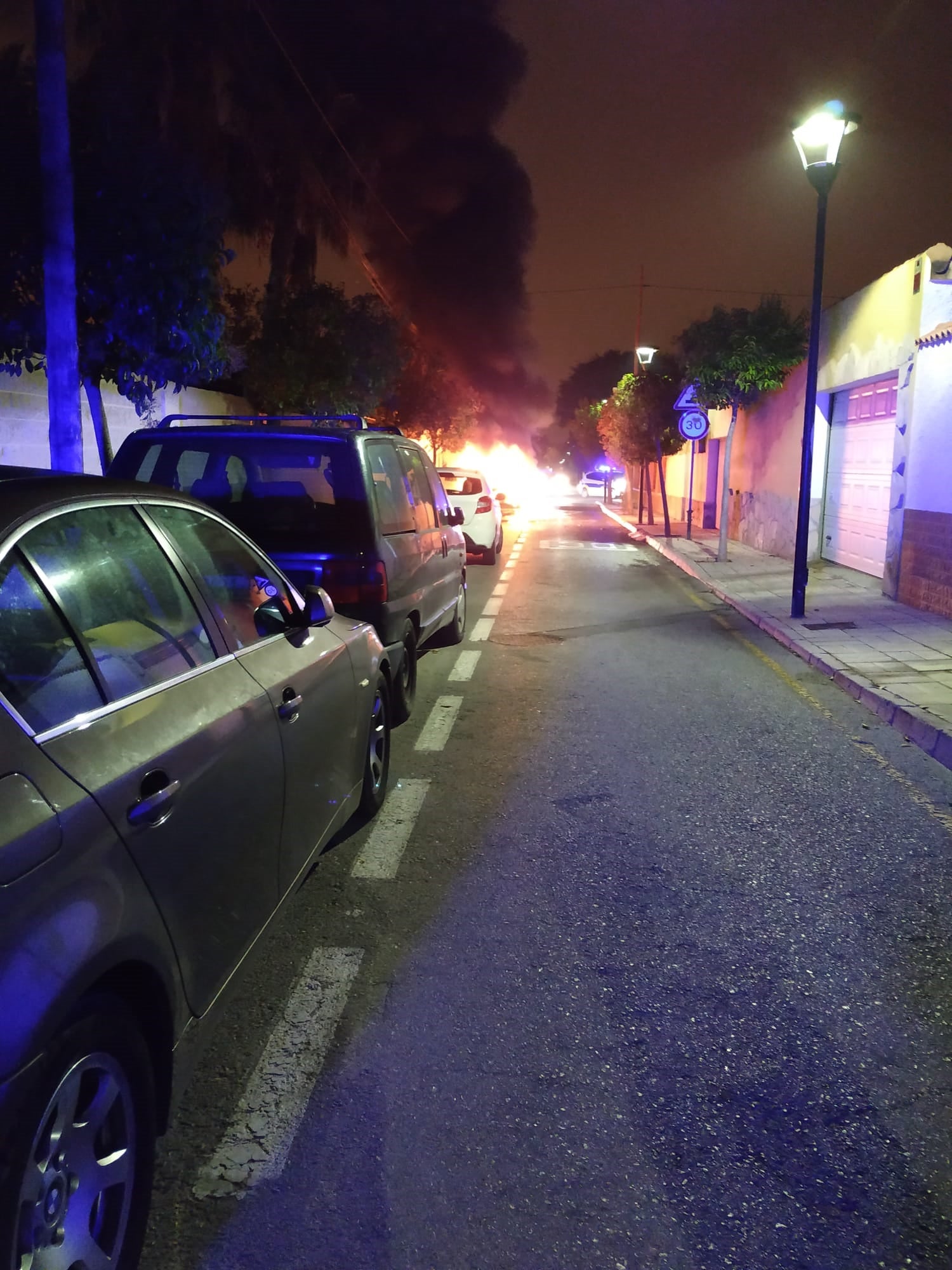 La Policía Local investiga sendos incendios ocurridos en un coche y en un árbol La Policía Local investiga sendos incendios ocurridos en un coche y en un árbol