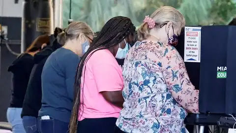 Centro de votación en Florida para las elecciones de Estados Unidos Centro de votación en Florida para las elecciones de Estados Unidos