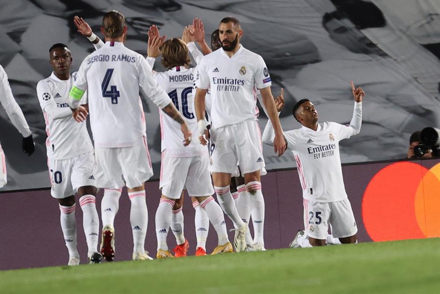 Un gol de Rodrygo Goes da aire al Real Madrid en la Champions Un gol de Rodrygo Goes da aire al Real Madrid en la Champions