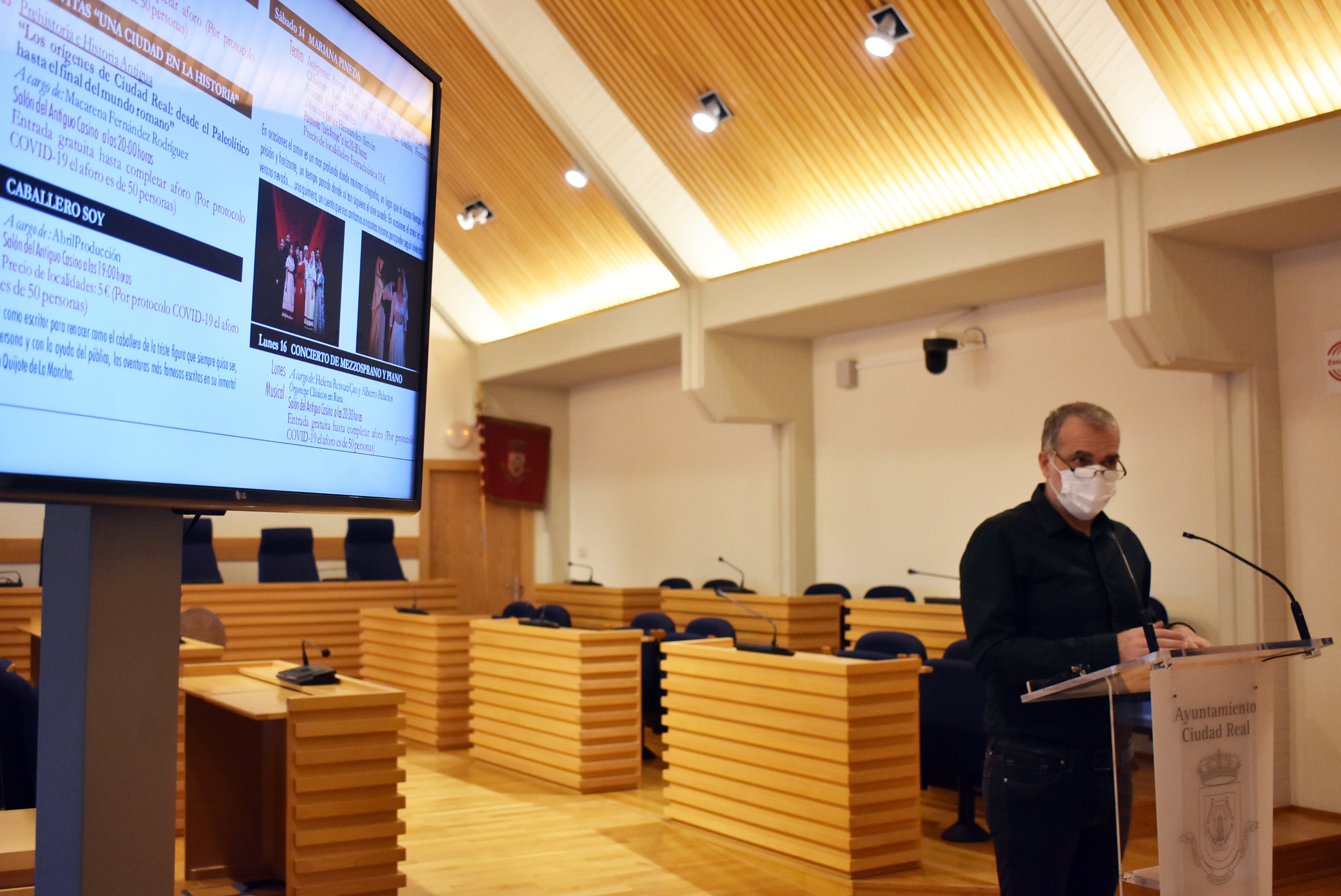 Música, teatro, arte e historia retornan a la programación cultural del Ayuntamiento de Ciudad Real en noviembre Música, teatro, arte e historia retornan a la programación cultural del Ayuntamiento de Ciudad Real en noviembre