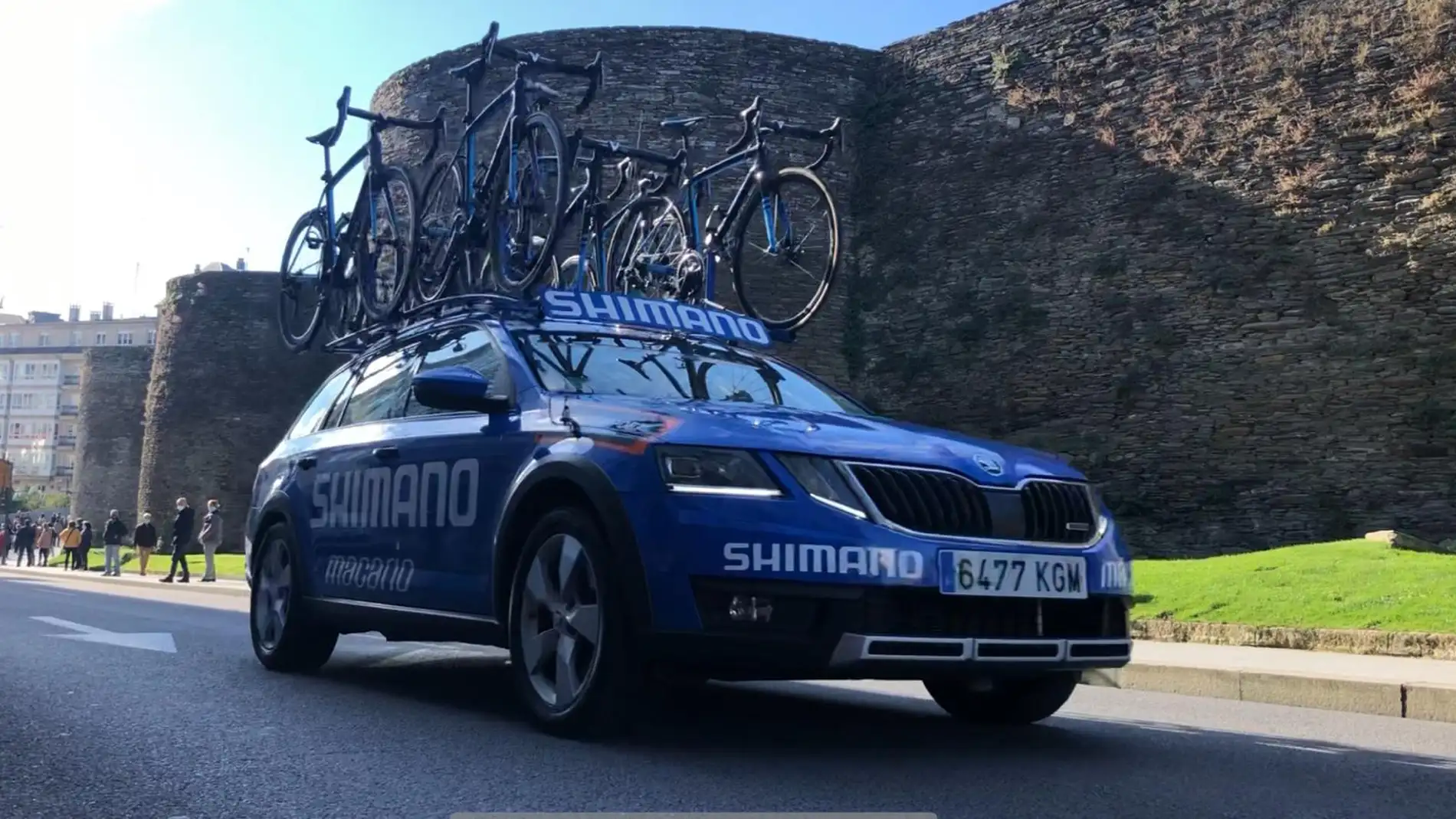 Llega a Lugo la Vuelta Ciclista a España