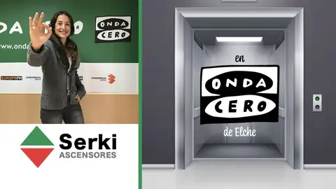 Isabel Sánchez Arán sube esta semana, en Onda Cero Elche, con Ascensores Serki. SUBE CON ASCENSORES SERKI