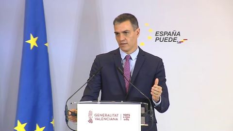 El presidente del Gobierno, Pedro S&aacute;nchez
