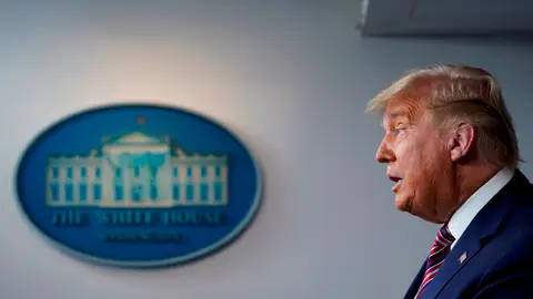 Donald Trump durante una comparecencia en la Casa Blanca Donald Trump durante una comparecencia en la Casa Blanca