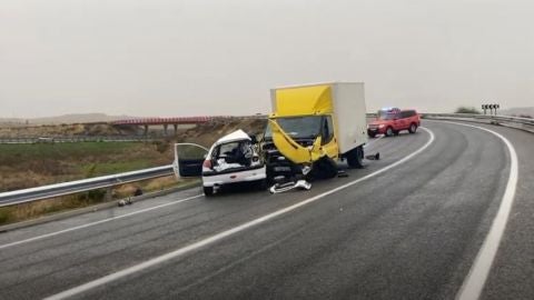 Accidente mortal en en la intersecci&oacute;n de la M-203 y la M-224