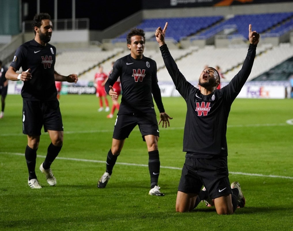El Granada CF gana en Nicosia, prepara ya el partido de Anoeta, con Antonio Puertas positivo Covid y queda pendiente de las últimas pruebas PCR. Onda Deportiva Granada 06/11/2020 El Granada CF gana en Nicosia, prepara ya el partido de Anoeta, con Antonio Puertas positivo Covid y queda pendiente de las últimas pruebas PCR. Onda Deportiva Granada 06/11/2020
