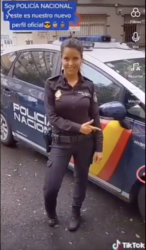 La Policía Nacional se estrena en TikTok para llegar a los más jóvenes La Policía Nacional se estrena en TikTok para llegar a los más jóvenes
