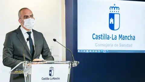 Juan Camacho durante la rueda de prensa Juan Camacho durante la rueda de prensa