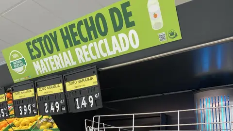 Mercadona disminuye el uso de plástico Mercadona disminuye el uso de plástico