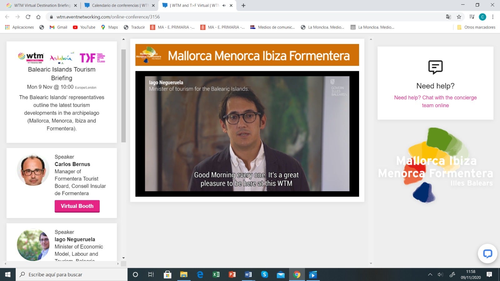 El Govern traslada el objetivo de reabrir Baleares al turismo con seguridad durante la World Travel Market El Govern traslada el objetivo de reabrir Baleares al turismo con seguridad durante la World Travel Market