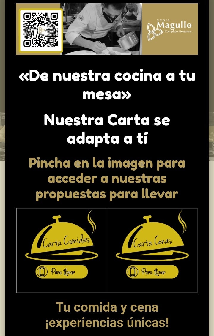 Magullo oferta estos días menús especiales de comida y cena para llevar Magullo oferta estos días menús especiales de comida y cena para llevar