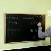 Rubén, profesor de refuerzo Covid en un cole del oeste de Madrid