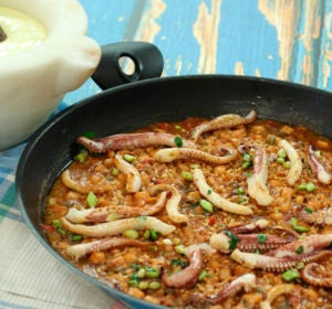 Arroz con calamares