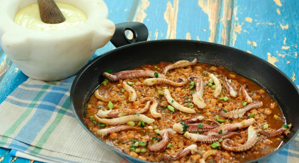 Las recetas de Robin Food: Arroz con calamares Las recetas de Robin Food: Arroz con calamares