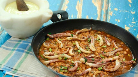 Arroz con calamares