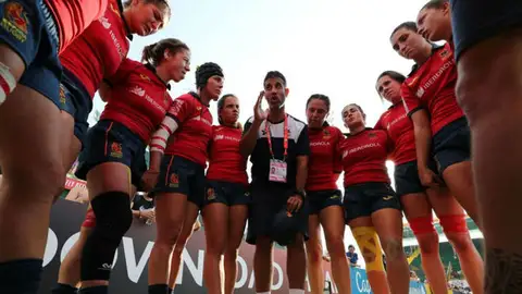 Pedro Matías. Selección femenina de Rugby Rugby