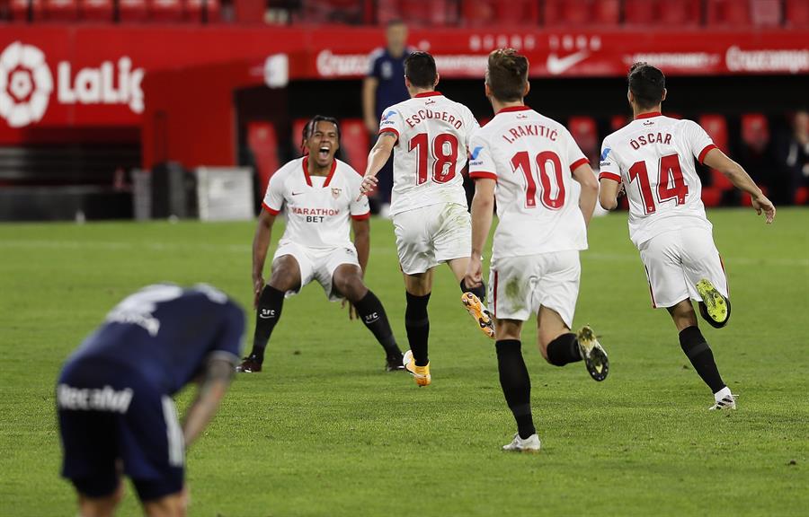 El Sevilla sigue al alza con un triunfo importante con dos goles al final El Sevilla sigue al alza con un triunfo importante con dos goles al final