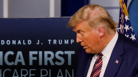 El presidente de los Estados Unidos, Donald Trump
