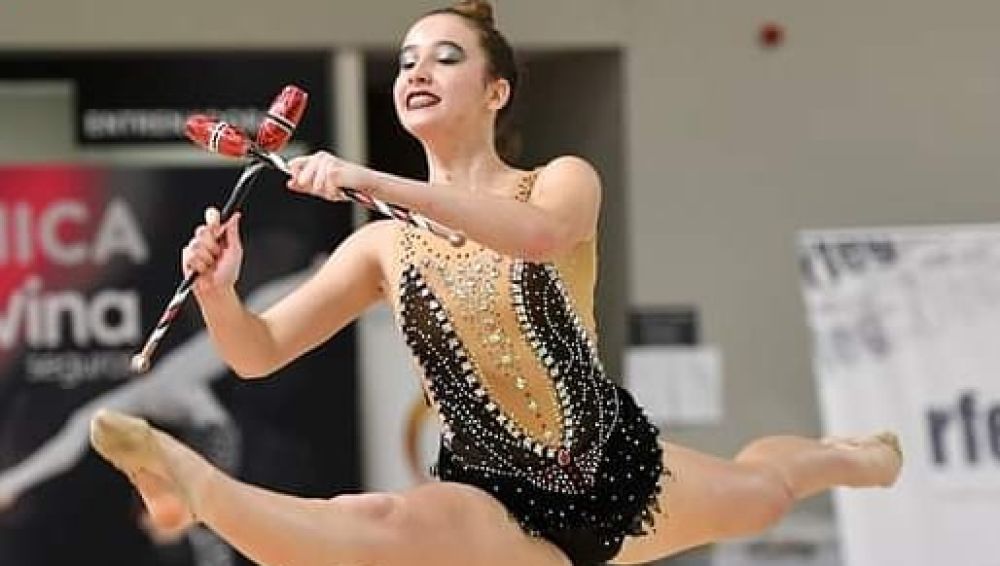 La juvenil Paula Agulló, 22ª de 99 gimnastas en el Nacional Base individual.