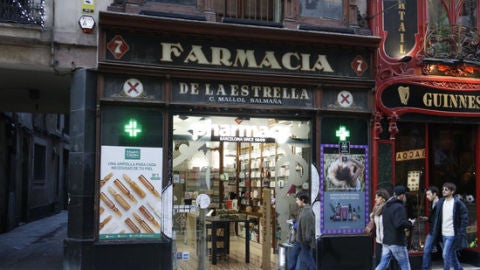 Imatge d’una farmàcia de Barcelona