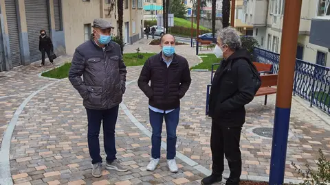 O Concello mellora a accesibilidade e humaniza a rúa Arias Páez con máis de 200.000 euros de investimento Visita do alcalde o barrio da Milagrosa