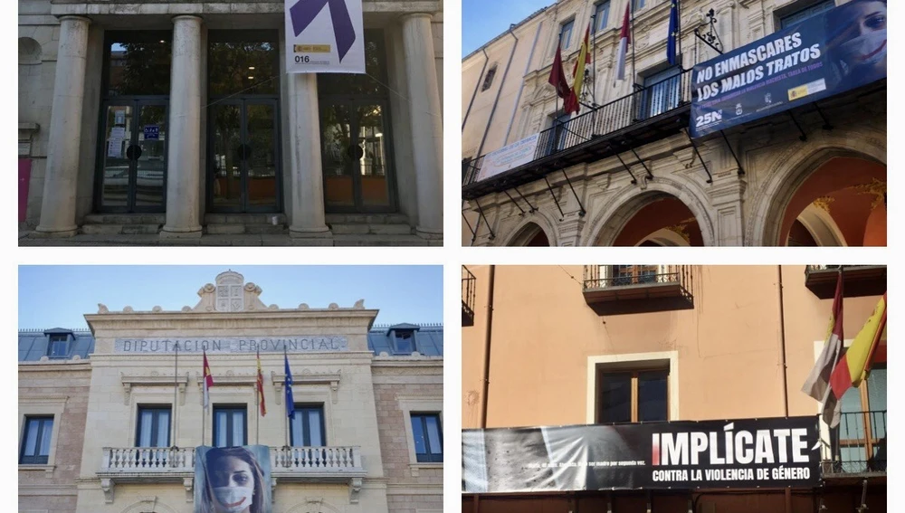 Fachadas de las principales instituciones en Cuenca