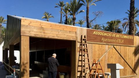 El bel&eacute;n municipal de Elche queda emplazado este a&ntilde;o 2020 en el Hort del Xocolater.
