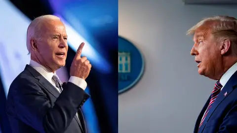 Joe Biden y Donald Trump Joe Biden y Donald Trump