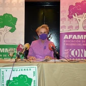 Carmen Quintanilla durante la rueda de prensa Carmen Quintanilla durante la rueda de prensa