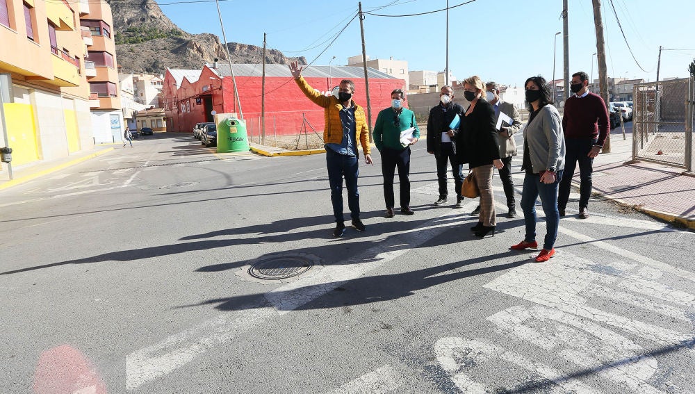 Visita al barrio de María Ros en Redován