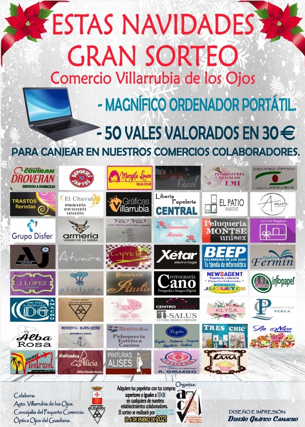 La Asociación de Comerciantes de Villarrubia de los Ojos organiza un sorteo para incentivar las compras en Navidad La Asociación de Comerciantes de Villarrubia de los Ojos organiza un sorteo para incentivar las compras en Navidad