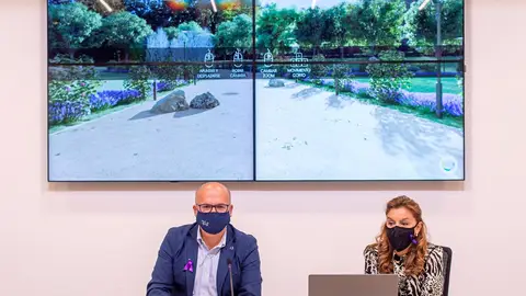 A Deputación de Ourense presenta o proxecto do “Parque da Igualdade” Manuel Baltar e Luz Porto