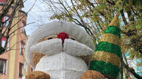 Pap&aacute; Noel en 3D en la Plazuela de San Miguel