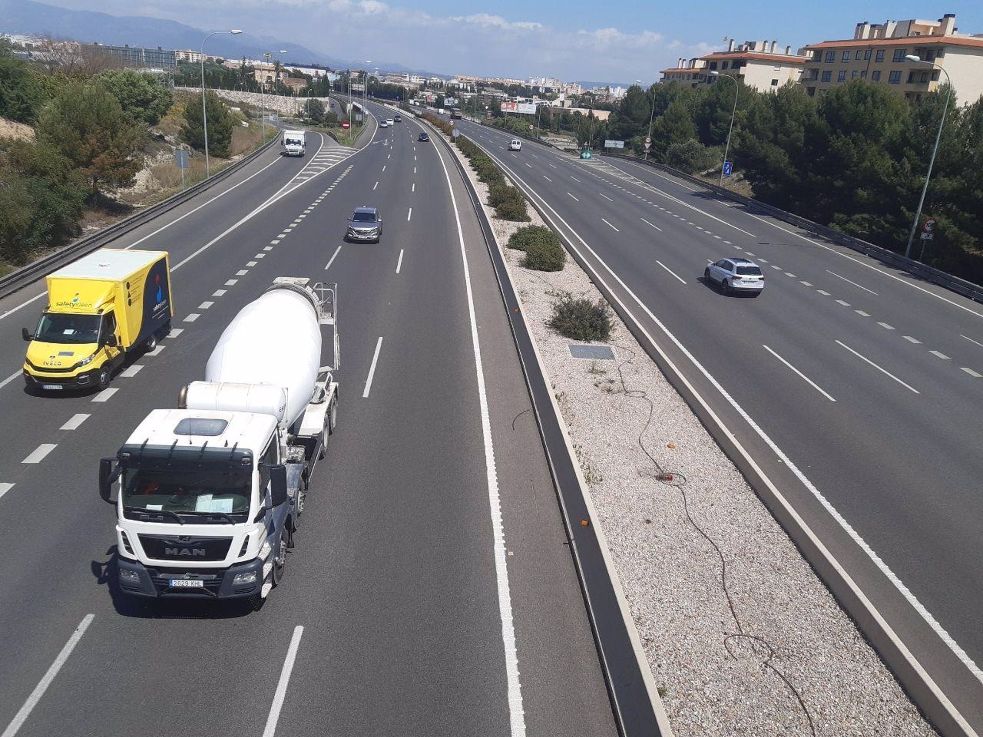 La DGT de Baleares pretende reducir los accidentes de tráfico en Vía Cintura La DGT de Baleares pretende reducir los accidentes de tráfico en Vía Cintura