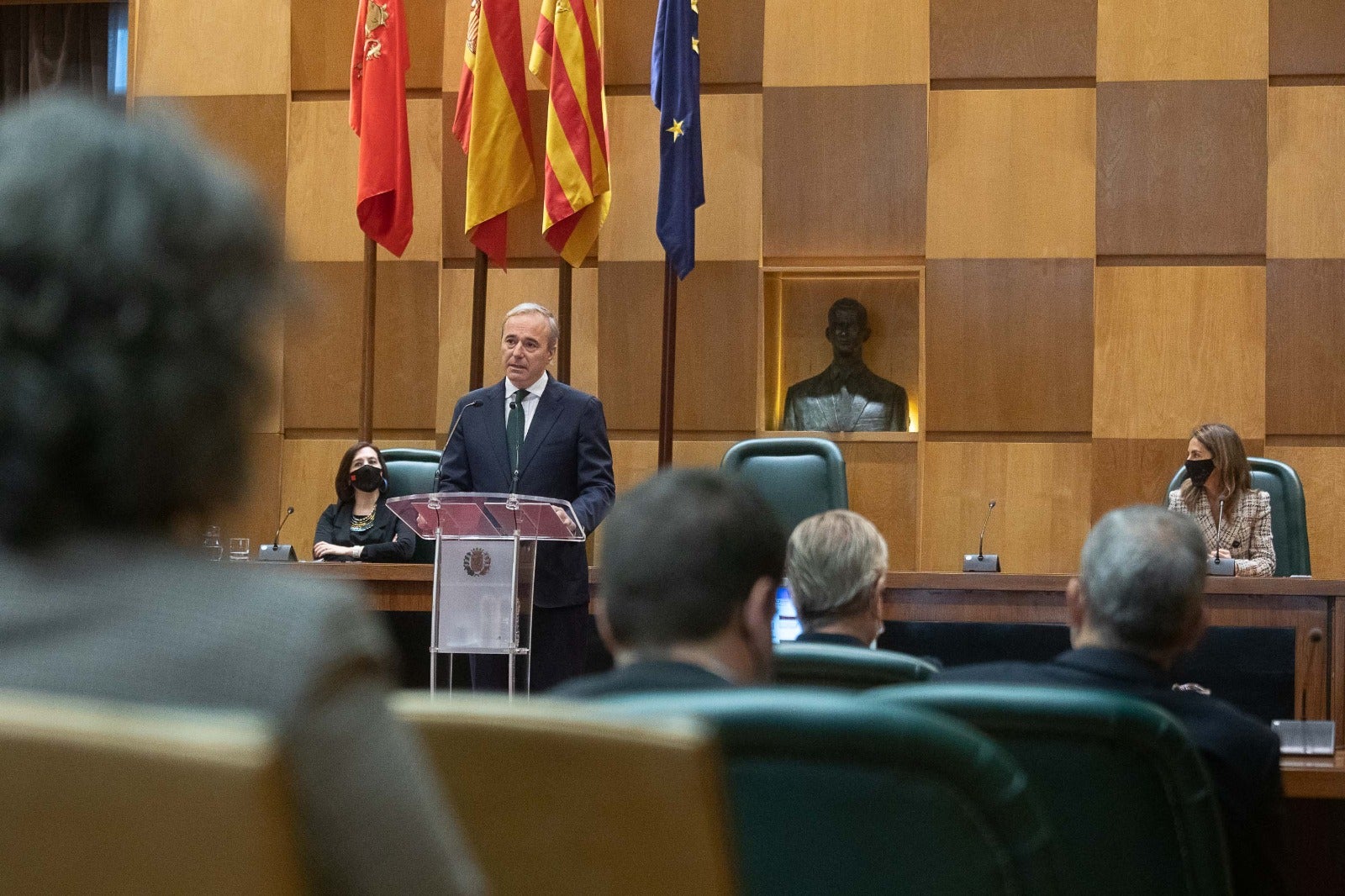 La oposición pide al alcalde de Zaragoza negociar los presupuestos La oposición pide al alcalde de Zaragoza negociar los presupuestos