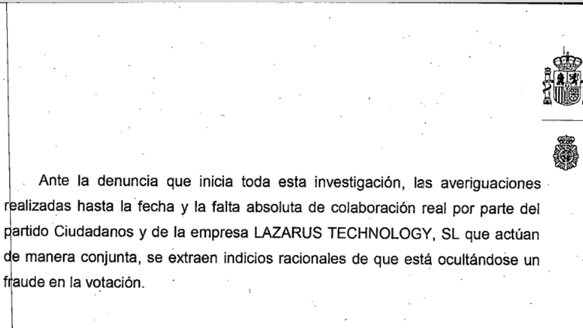 La UDEF concluye que Ciudadanos está ocultando un fraude en la votación de sus primarias en Murcia