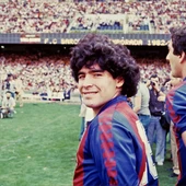 Diego Armando Maradona, en su época en el Barcelona Diego Armando Maradona, en su época en el Barcelona