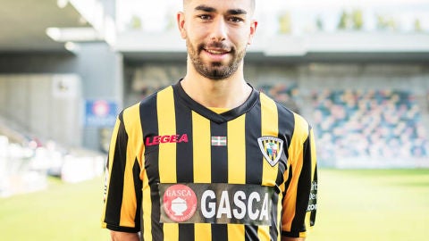 Miguel G&aacute;ndara, defensa del Barakaldo