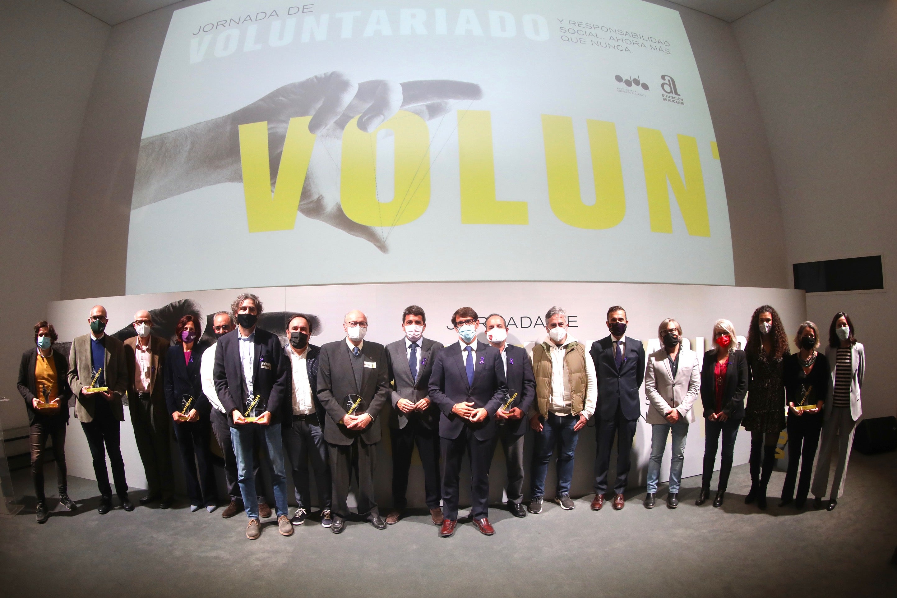 Cáritas, Teléfono de la Esperanza, INECA, Alicante Gastronómica, la UA y la UMH, reconocidos en la Jornada de Voluntariado de la Diputación Cáritas, Teléfono de la Esperanza, INECA, Alicante Gastronómica, la UA y la UMH, reconocidos en la Jornada de Voluntariado de la Diputación