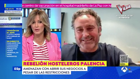 VÍDEO: Toni Speranza, hostelero de Guardo, en Espejo Público de Antena 3 VÍDEO: Toni Speranza, hostelero de Guardo, en Espejo Público de Antena 3