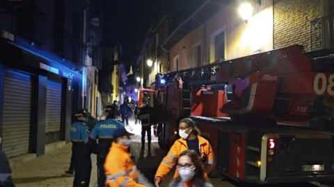 Se desploma un edificio en la Calle Juan de Arfe