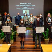Baltar destaca que os traballos dos premios “José Manuel Pérez Canal” “reflicten o espírito emprendedor que sempre tivo o homenaxeado” 