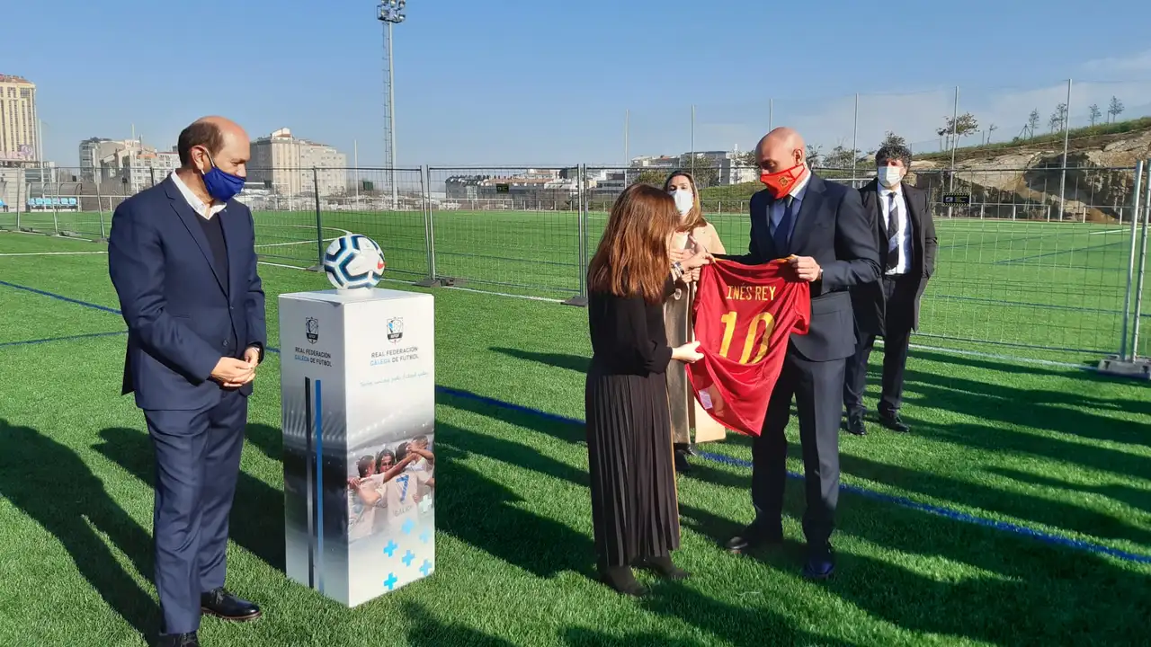 Rafa Louzán, Inés Rey, Rubiales, Diego Batalla Rafa Louzán, Inés Rey, Rubiales, Diego Batalla