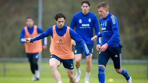 Entrenamiento del Real Oviedo Campos del Requexón