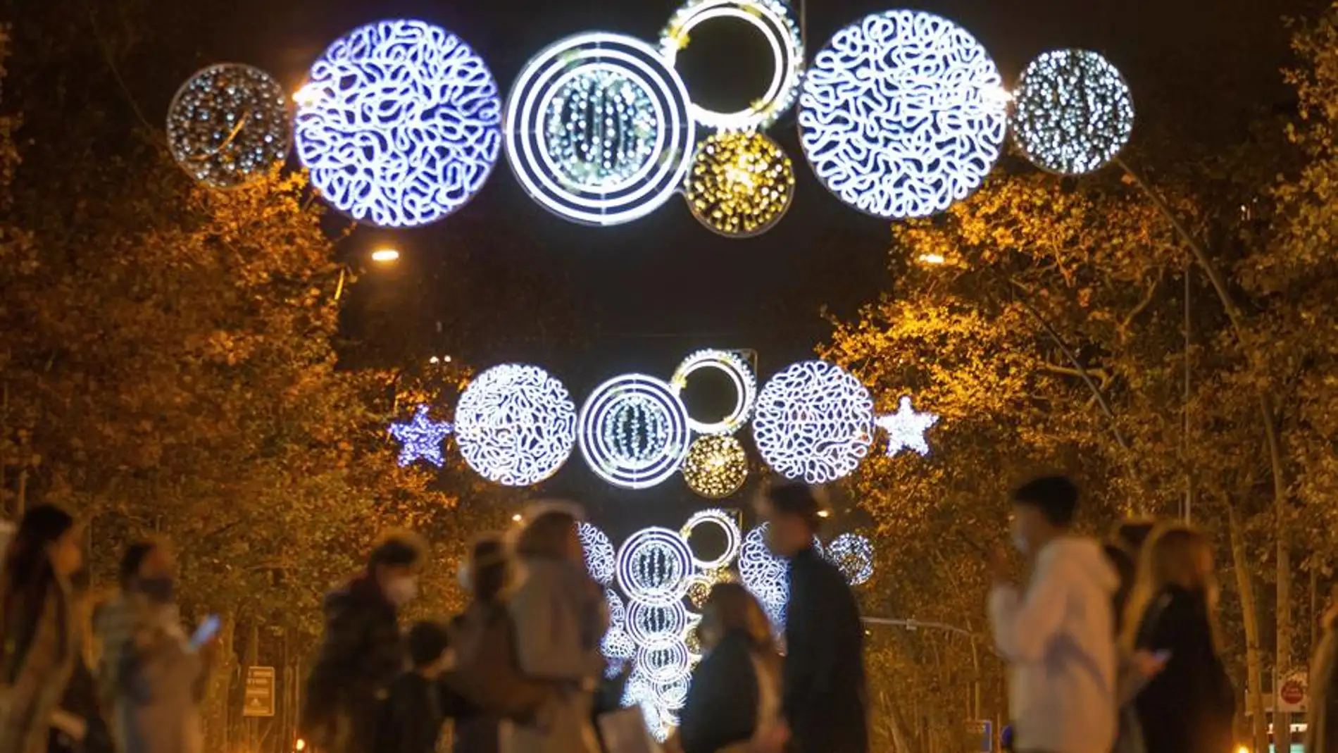 Els llums de Nadal als carrers de Barcelona