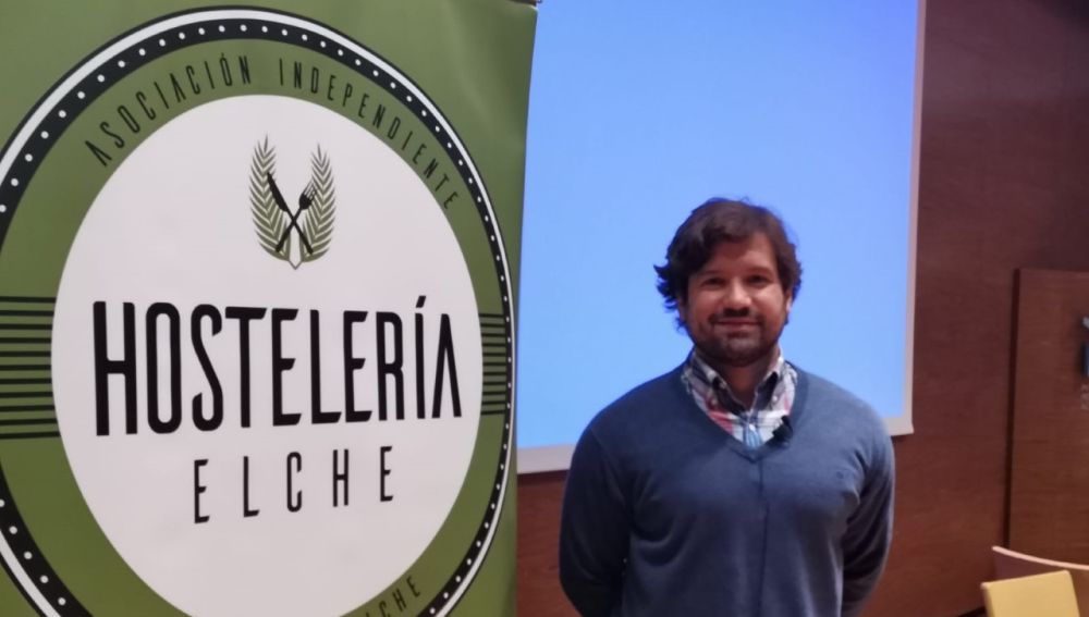 Marco Antonio Pomares, presidente de la Asociación Hostelería Elche.
