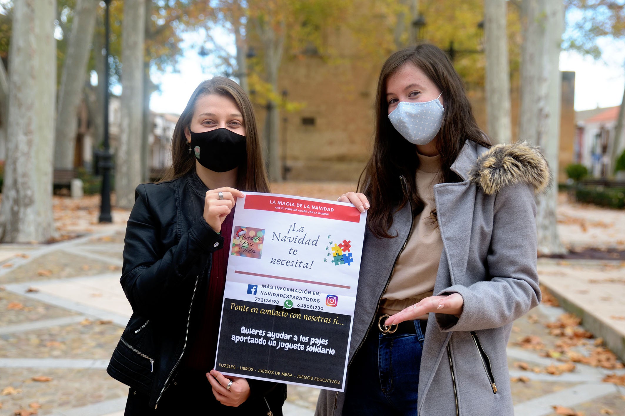 Dos jóvenes argamasilleras ponen en marcha la campaña ‘Navidades para todxs’ Dos jóvenes argamasilleras ponen en marcha la campaña ‘Navidades para todxs’