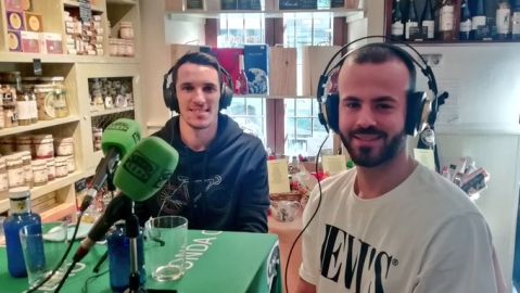 Oscar Muñoz y Javi Amorós, del UMA Antequera, en Onda Deportiva Málaga