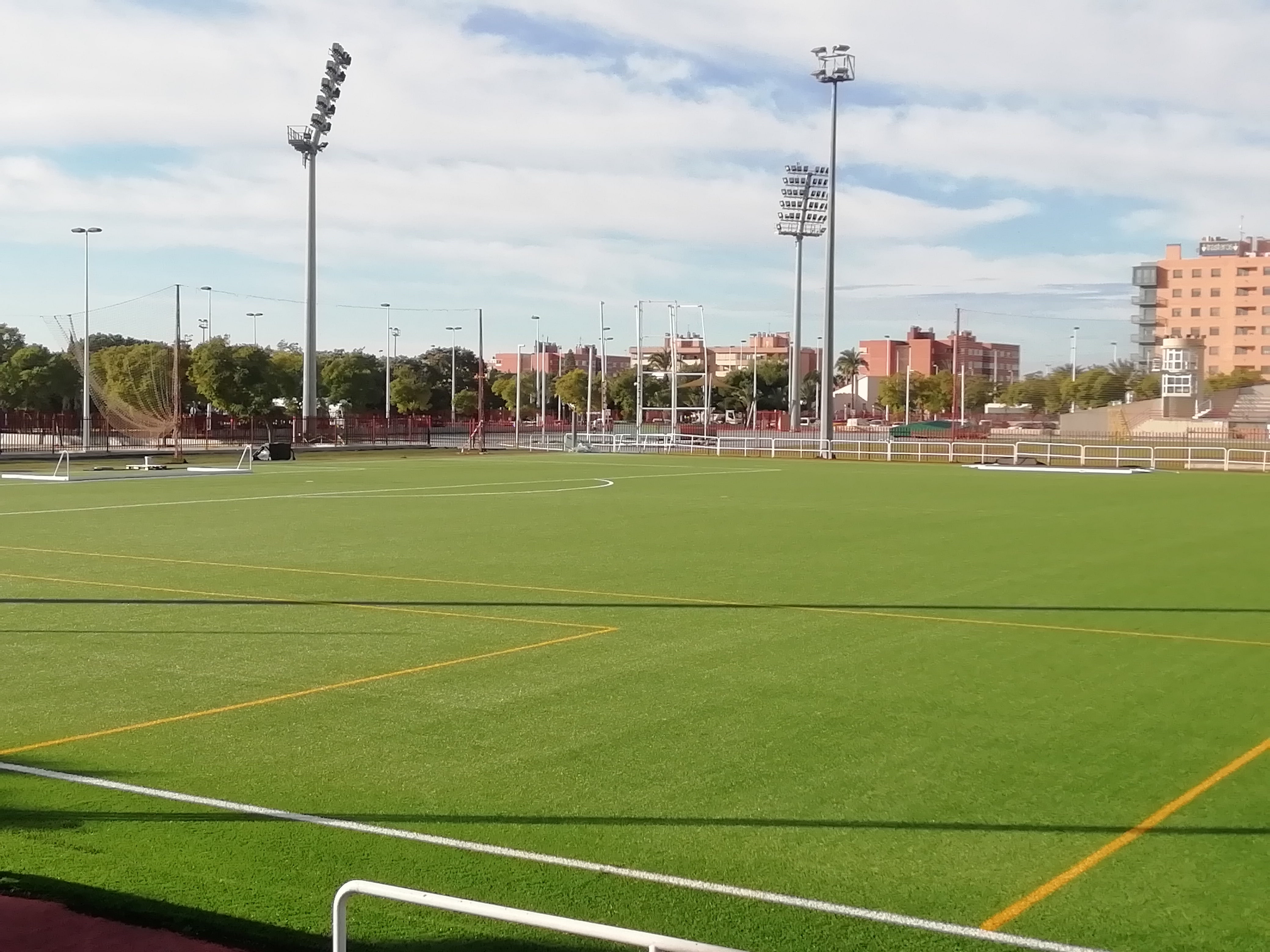 El campo de césped artificial de Altabix estará listo la semana que viene El campo de césped artificial de Altabix estará listo la semana que viene